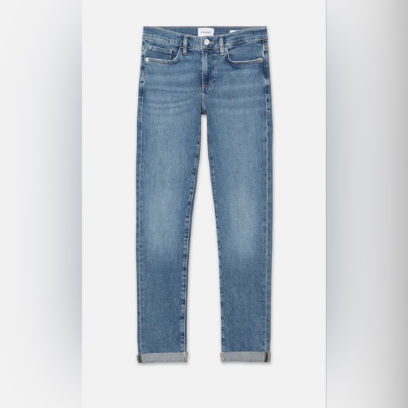 FRAME Jeans Le Garçon in Daphne Blue - Picture 10 of 13